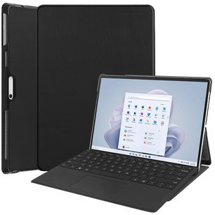 Accezz Trifold Klapphülle Microsoft Surface Pro 9 / Pro 10 / Pro 11 / Pro 12 - 13 Zoll - Schwarz