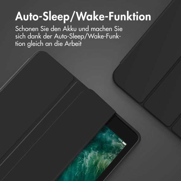 Accezz Smarte Klapphülle aus Silikon Apple iPad Air 13 Zoll (2026) M4 / (2025) M3 / (2024) M2 - Schwarz