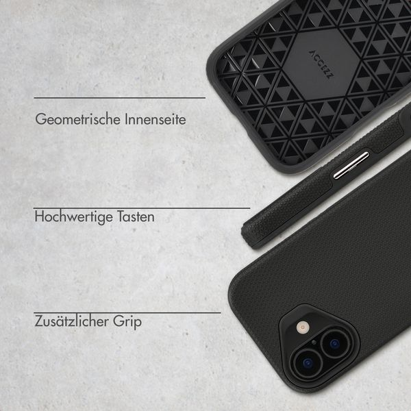 Accezz Tough Back Cover mit MagSafe Apple iPhone 16 - Schwarz