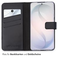 Selencia Echtleder Klapphülle Samsung Galaxy S26 - Schwarz