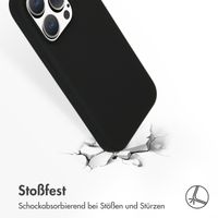 Accezz Liquid Silikoncase mit MagSafe Apple iPhone 15 Pro - Schwarz