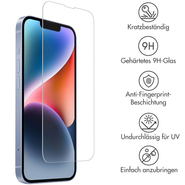Accezz Displayschutz 2er-pack aus gehärtetem Glas Apple iPhone 17e / 16e / 14 / 13 / 13 Pro