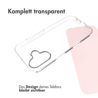 Accezz Clear TPU Backcover Apple iPhone 16 - Transparent