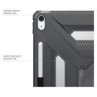 UAG Scout Plus Backcover mit Ständer Apple iPad Air 13 Zoll (2026) M4 / (2025) M3 / (2024) M2 - Ash