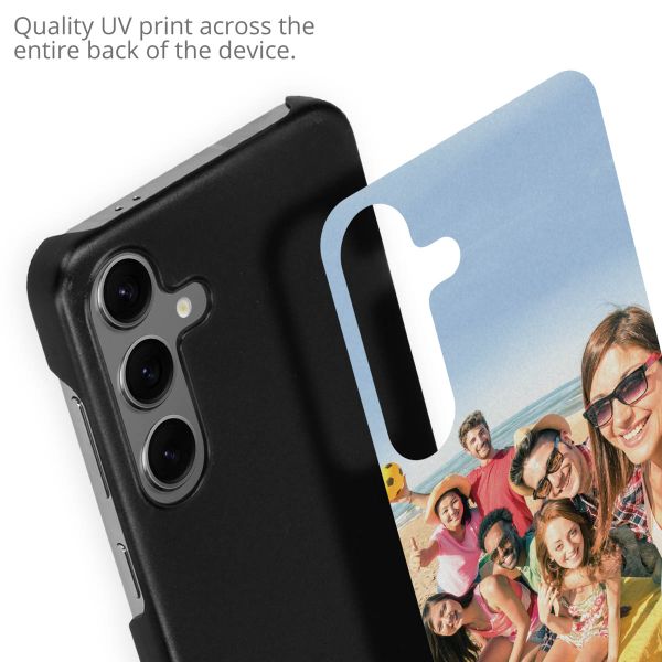 Gestalte deine eigene Hardcase Hülle Samsung Galaxy S24 Plus - Schwarz