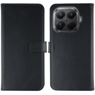 Selencia Echtleder Klapphülle Xiaomi 15T Pro - Schwarz