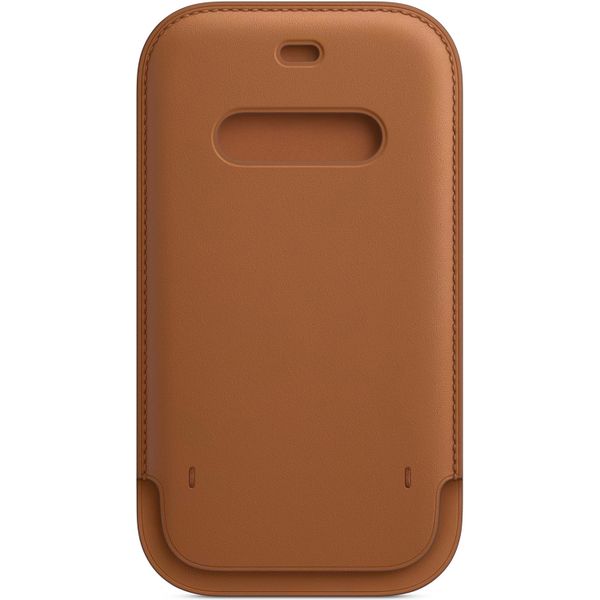 Apple Ledersleeve MagSafe Apple iPhone 12 (Pro) - Saddle Brown