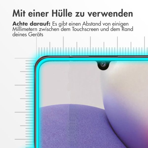 Accezz Displayschutz 2er-pack aus gehärtetem Glas Samsung Galaxy A33