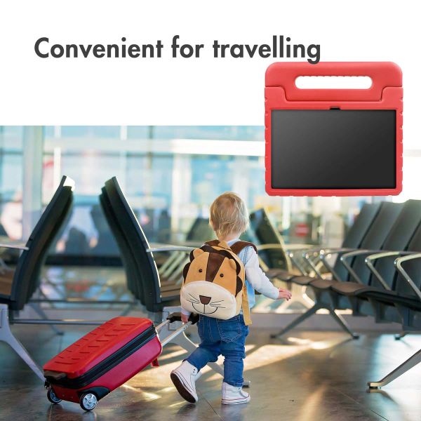 Accezz SchutzHülle mit Handgriff kindersicher Samsung Galaxy Tab A8 - Rot