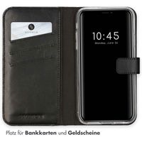 Selencia Echtleder Klapphülle Apple iPhone Xr - Schwarz