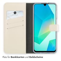 Selencia Echtleder Klapphülle Samsung Galaxy A16 - Greige