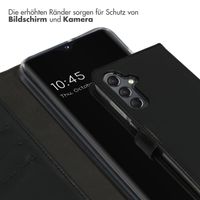 Selencia Echtleder Klapphülle Samsung Galaxy A25 (5G) - Schwarz