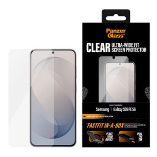 PanzerGlass Ultra Wide Fit FastFit in-a-box Screen Protector Samsung Galaxy S26 FE