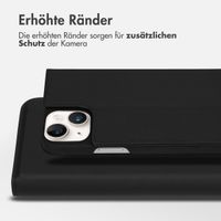 Accezz Premium Leather Slim Klapphülle Apple iPhone 14 Plus - Schwarz
