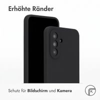 Accezz Liquid Silikoncase Samsung Galaxy A37 (5G) - Schwarz