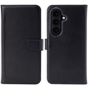 Selencia Echtleder Klapphülle Samsung Galaxy S26 Plus - Schwarz
