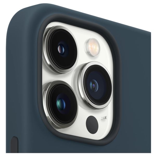 Apple Silikon-Case MagSafe Apple iPhone 13 Pro Max - Blau