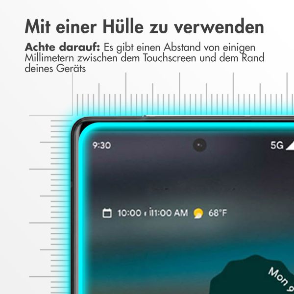 Accezz Screen Protector aus gehärtetem Glas Google Pixel 6a