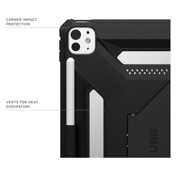 UAG Scout Plus Back Cover mit Ständer Apple iPad Pro 11 (2025) M5 / (2024) M4 - Black
