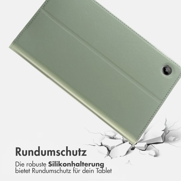 Accezz Classic Klapphülle Samsung Galaxy Tab A9 8.7 Zoll - Grün