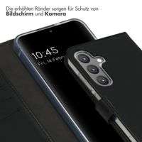 Selencia Echtleder Klapphülle Samsung Galaxy S24 Plus - Schwarz