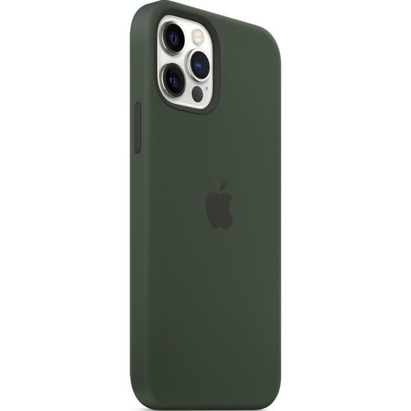 Apple Silikon-Case MagSafe Apple iPhone 12 (Pro) - Cypress Green