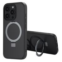 Accezz Ring Stand Backcover mit MagSafe Apple iPhone 16 Pro - Schwarz
