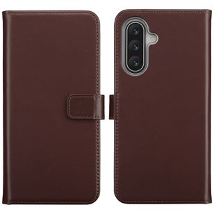 Selencia Echtleder Klapphülle Samsung Galaxy A17 (5G) / (4G) - Braun