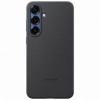 Samsung Original Silikon Cover Samsung Galaxy S25 Plus - Schwarz