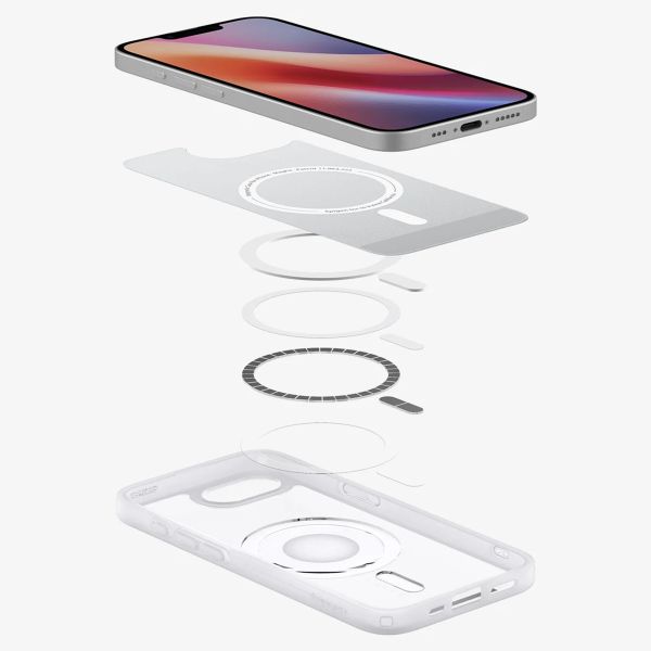 Spigen Ultra Hybrid Backcover MagSafe Apple iPhone 17e / 16e - Classic Silver
