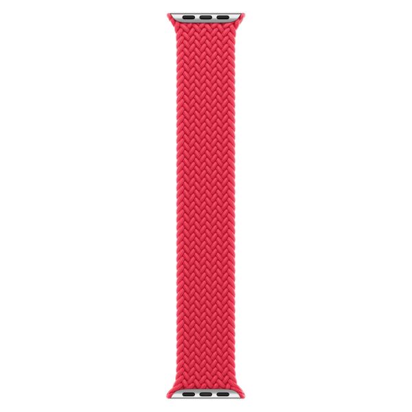 Apple Geflochtenes Solo Loop für  Apple Watch | 38/40/41/42 mm - Größe 2 - (Product) Red