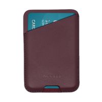 Accezz Lederkartenhalter - Geeignet für MagSafe und Qi2 - Heath Purple
