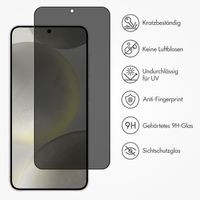Accezz Privacy Displayschutz aus gehärtetem Glas Samsung Galaxy S25 / S24