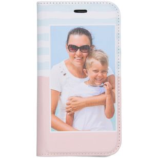 Gestalte deine eigene Compact Gel Klapphülle Apple iPhone 12 Mini - Weiß