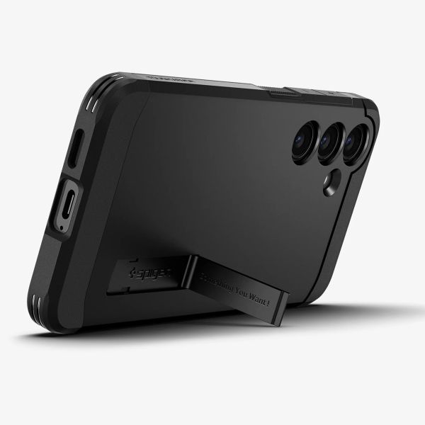Spigen Tough Armor Backcover Samsung Galaxy S24 - Schwarz
