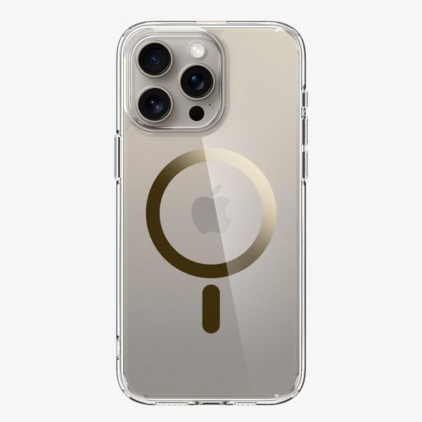 Spigen Ultra Hybrid Backcover MagSafe Apple iPhone 15 Pro Max - Gold