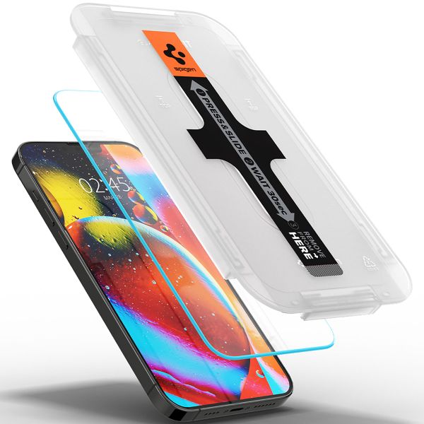 Spigen GLAStR Fit Displayschutzfolie 2er-Pack + Applicator Apple iPhone 13 Pro Max