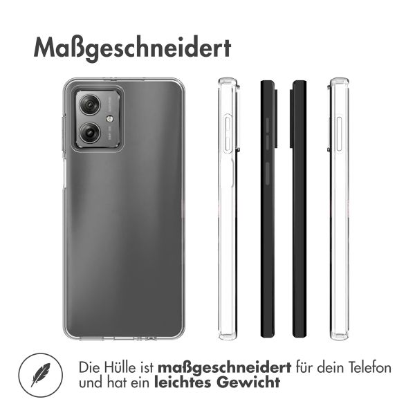 Accezz Clear TPU Backcover Motorola Moto G54 - Transparent