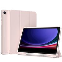 Accezz Smarte Klapphülle aus Silikon Samsung Galaxy Tab A9 Plus - Rosa