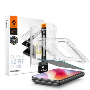 Spigen GLAStR Privacy EZ Fit Displayschutzfolie + Applicator - 1-Pack Apple iPhone Duo