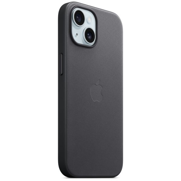 Apple FineWoven Back Cover MagSafe Apple iPhone 15 - Schwarz