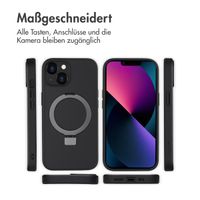 Accezz Ring Stand Backcover mit MagSafe Apple iPhone 14 - Schwarz