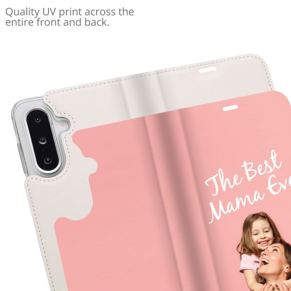 Gestalte deine eigene Compact Gel Klapphülle Samsung Galaxy A36 - Weiß