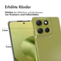 Accezz Clear TPU Backcover Motorola Moto G86 Power - Transparent