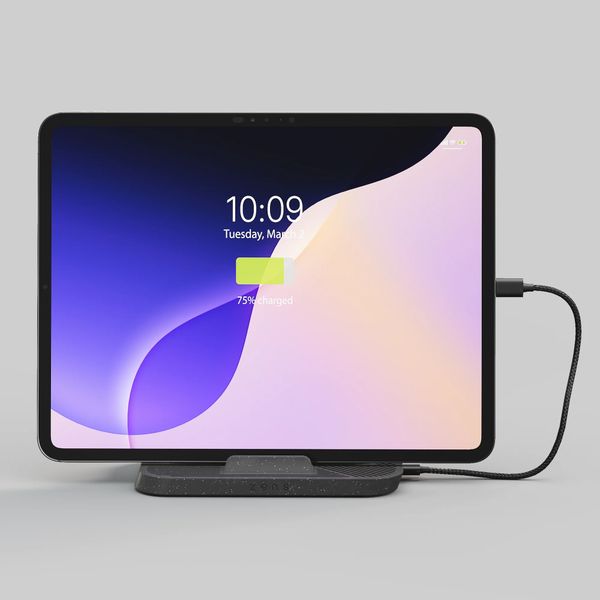 Zens Ladeständer für iPad oder Apple MacBook - 60 Watt - Recyceltem Kunststoff