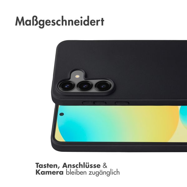 Accezz Color TPU Hülle Samsung Galaxy S25 FE - Schwarz