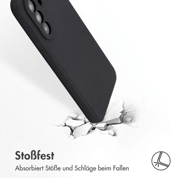 Accezz Liquid Silikoncase Samsung Galaxy A57 (5G) - Schwarz