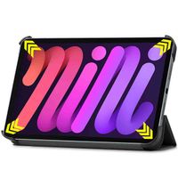 Accezz Trifold Klapphülle Apple iPad Mini 7 (2024) / iPad Mini 6 (2021) - Schwarz