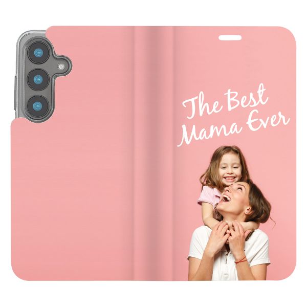 Gestalte deine eigene Compact Gel Klapphülle Samsung Galaxy S25 - Weiß