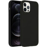 Accezz Liquid Silikoncase mit MagSafe Apple iPhone 12 (Pro) - Schwarz